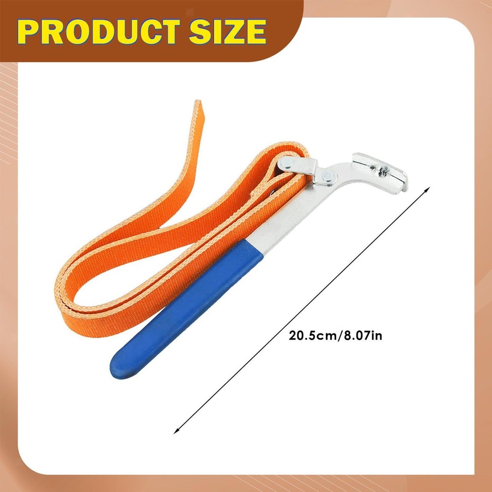Filter Strap Wrench Multifunctional Adjustable Practical Comfortable Grip Easy