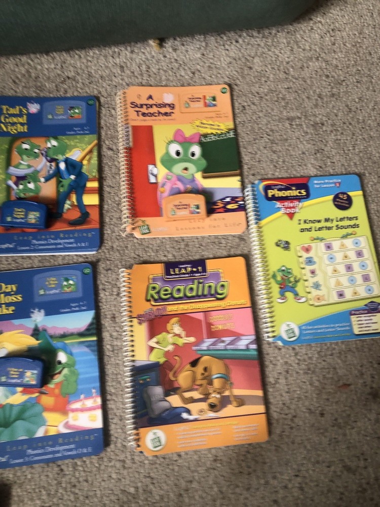 LEAPPAD LEAPFROG - Reading Books Interactive Book and Cartridges. Bundle