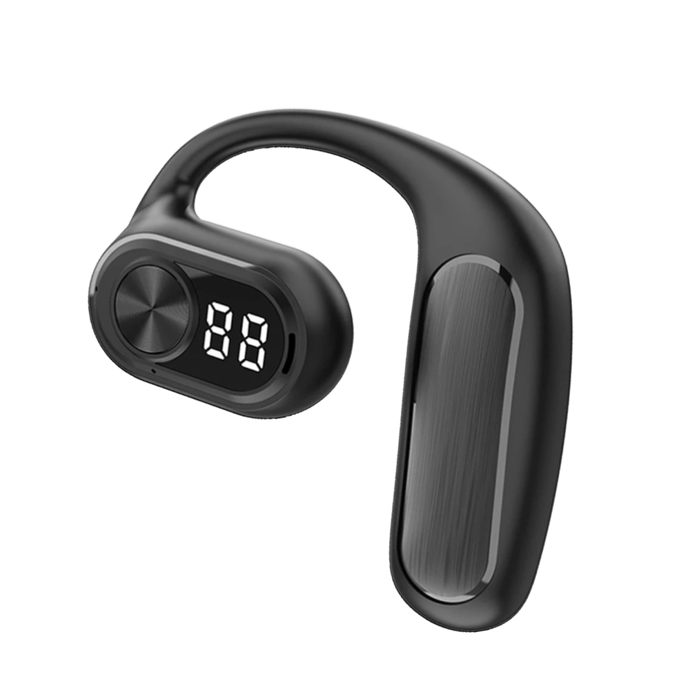 Wireless Bluetooth 5.2 Earpiece Headset Driving Trucker Earbuds Noise Cancelling