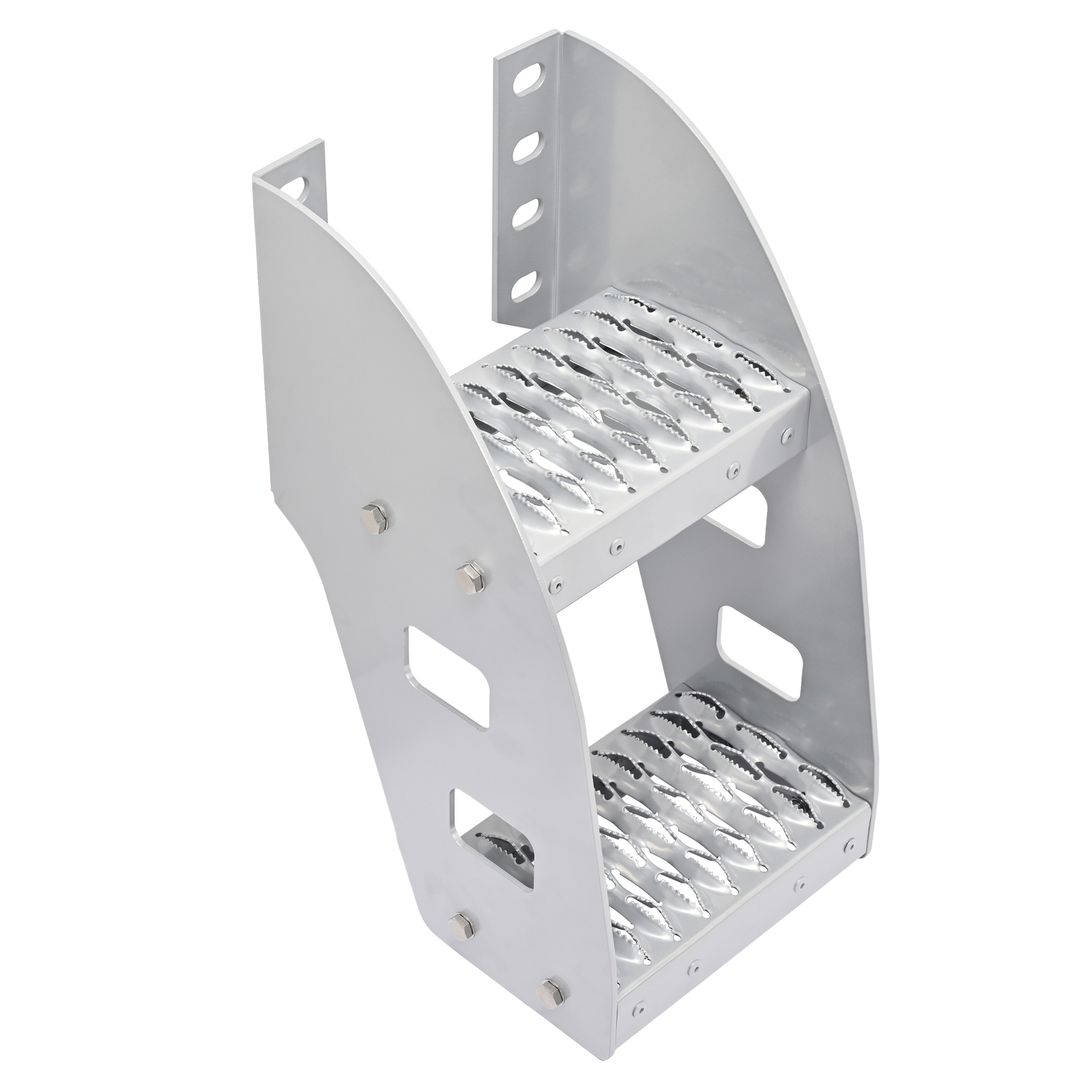 10'' Truck Frame Step Mounted Side Step For Peterbilt Frame Semi Truck Aluminium