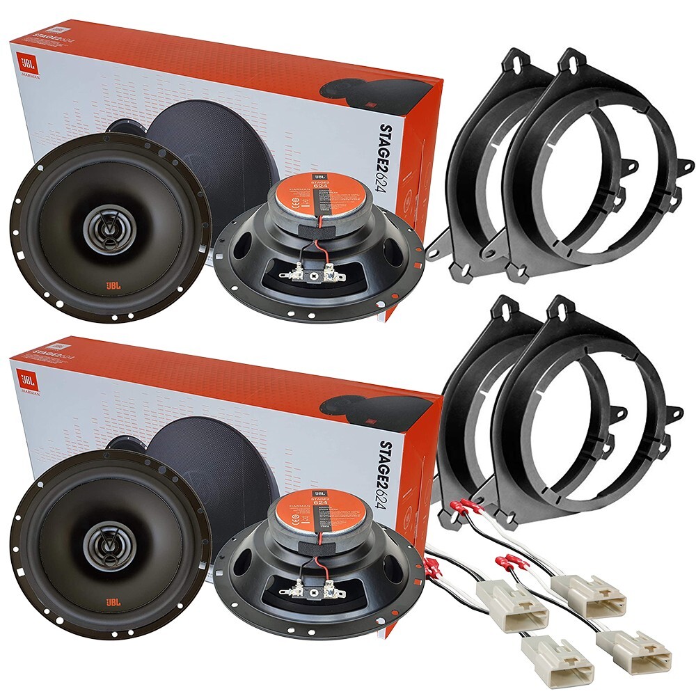 JBL Stage2 240 Watt Front & Rear Car Speaker Replacement for 2005-2012 Scion TC