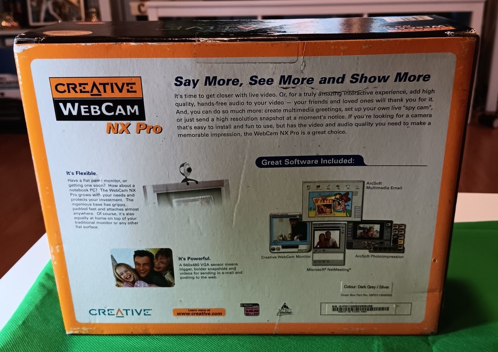 Creative New Webcam NX PRO Web Cam *New Unused*