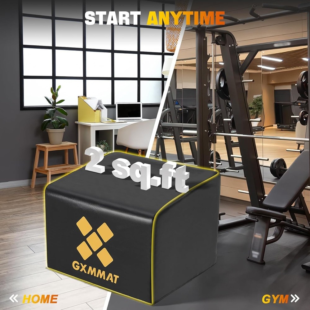 Hip Thrust Bench, Multi-Functional Hip Thrust Machine with Non-Slip Bottom Su...