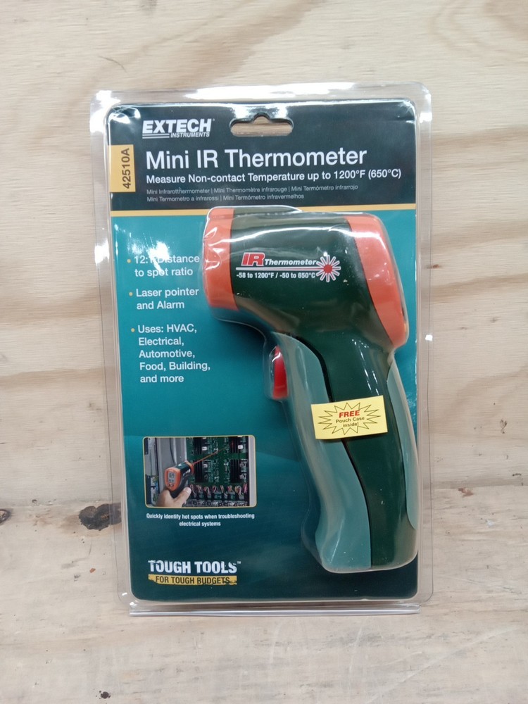 Extech 42510A Mini IR Thermometer, with Wide Temperature Range