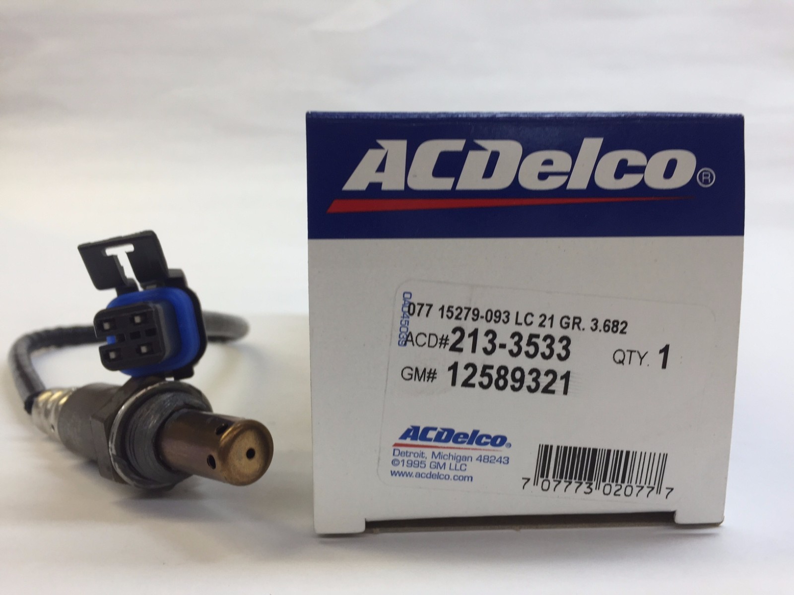 ACDelco 213-3533 Oxygen Sensor GM 12589321
