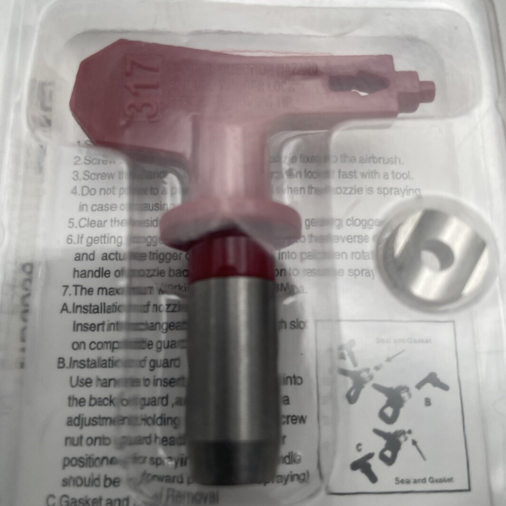 (5 pack ) dez sc-6 airless spray tip 317