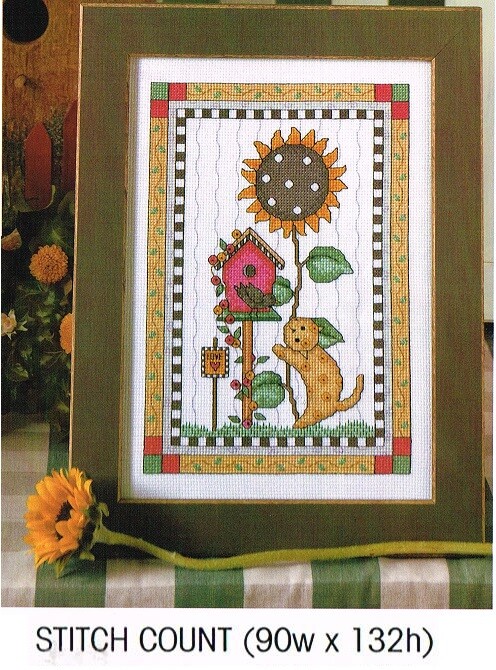 A BLOOMING FRIENDSHIP  CROSS STITCH PATTERN  ONLY  - TL  VYR