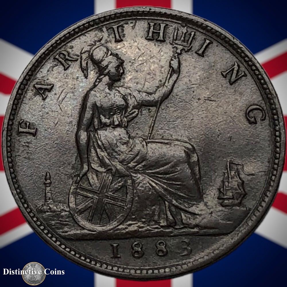Great Britain 1883 Farthing 1/4d GB4053