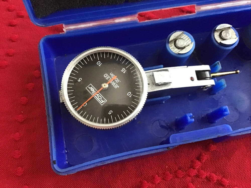 Fowler 52-562-778 Dial Test Indicator Black Dial 0.0005" Accuracy