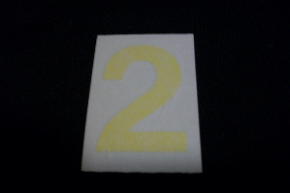 John Deere Number Decal