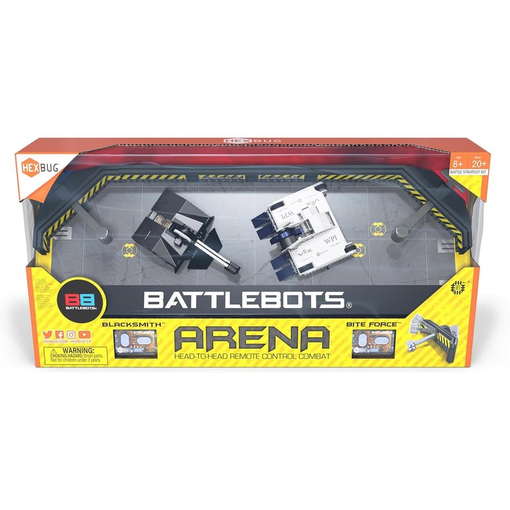 Hexbug Battlebots Arena, Bite Force And Blacksmith, For Ages 8+