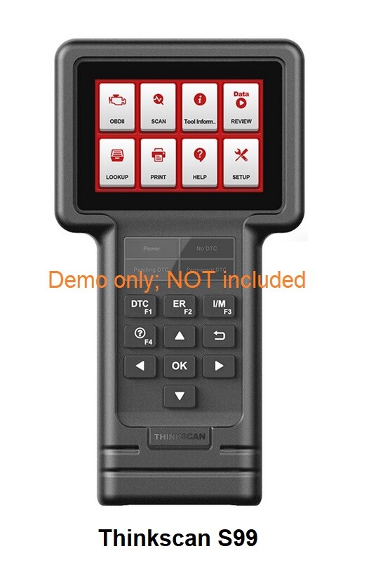 OBD2 OBDII Main Cable for Thinkcar Thinkscan Model 600 601 609 S99 Scanner Tool