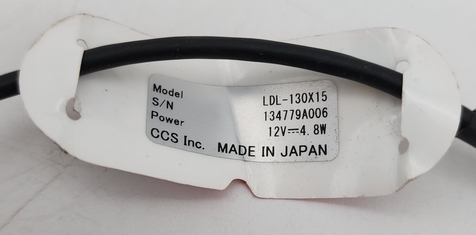 CCS LDL-130X15 BAR LIGHT LED 67 MW WAVE LENGTH 600 NM (RED) LDL130X15 *NDA AVAIL