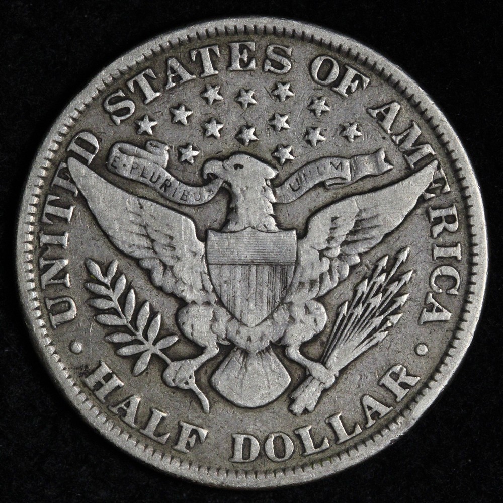 1899 Barber Silver Half Dollar VF E331 KJIEM