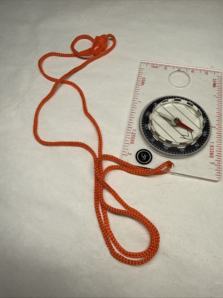 2 Compass Airguide Thermometer Whistle Magnifier UST Map Navigation Survival