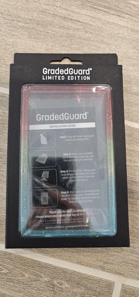 GradedGuard PSA Graded Card Case Protector RAINBOW Limited Edition NEW Sealed