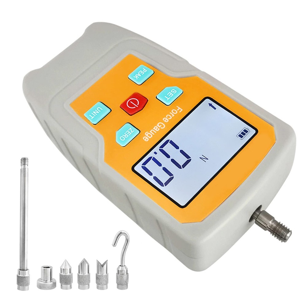Digital Force Gauge Push and Pull Meter Dynamometer Tension Pressure Tester T...