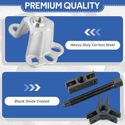 19PCS Slide Hammer Puller Set | 9-Way Internal External Puller Hub Puller,