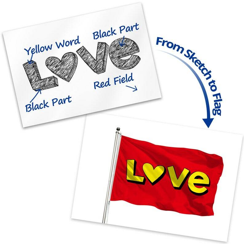 Anley Custom Flag Personalized Flags Banners - Print Your Own Logo Image Text