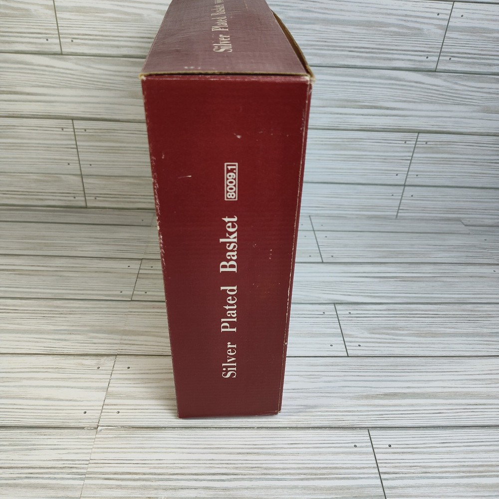 Vintage Silver Plated Bread Fruit Basket Beautiful Silver Plated Wire