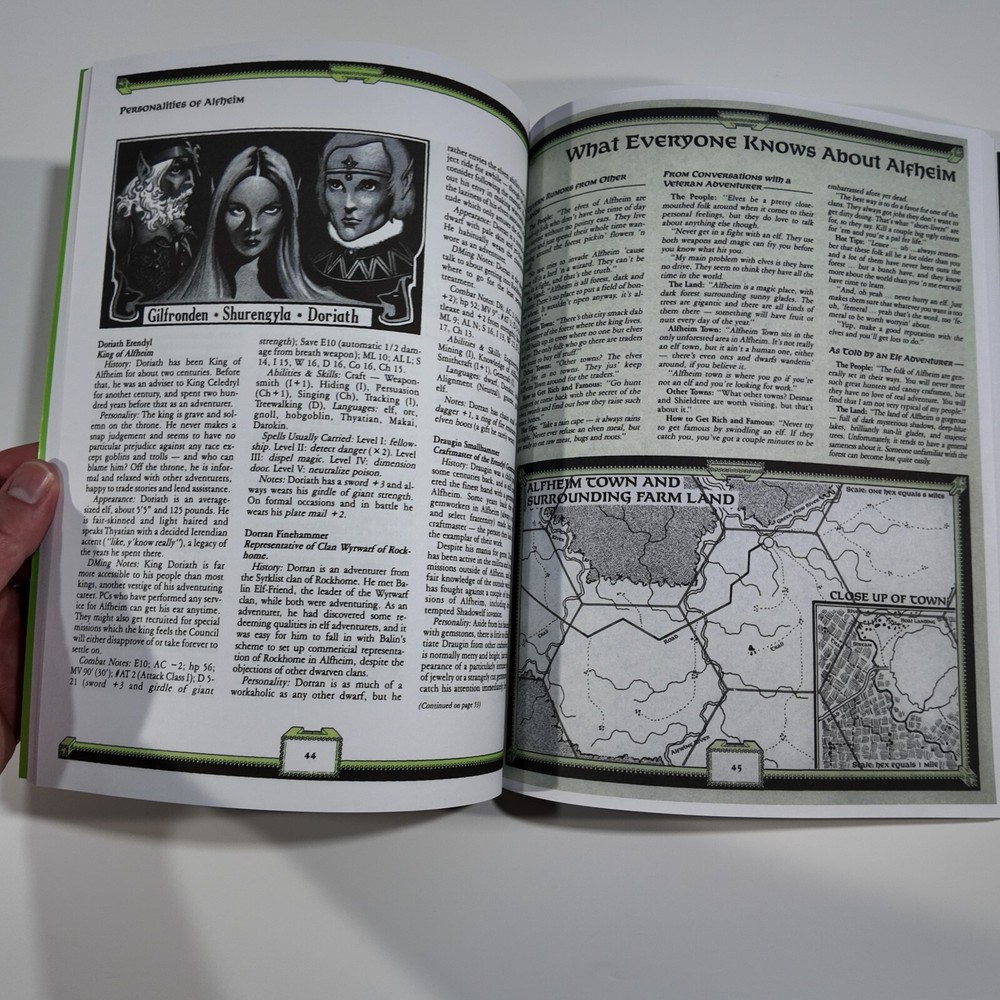 BUNDLE 1 BECMI Rules Cyclopedia + Gazetteer Basic Dungeons Dragons 9 Books
