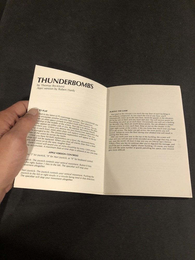 Arcade album atari apple commodore manual only