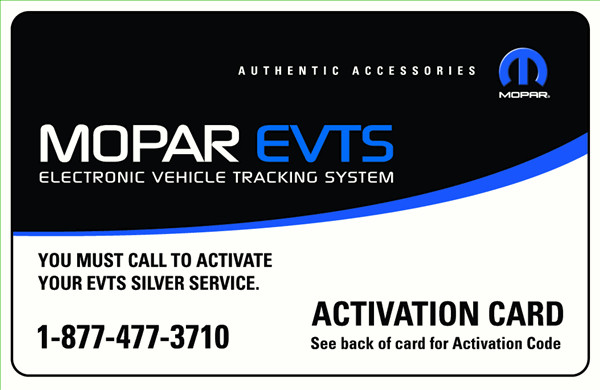 Genuine Mopar EVTS Gold Package 82212613