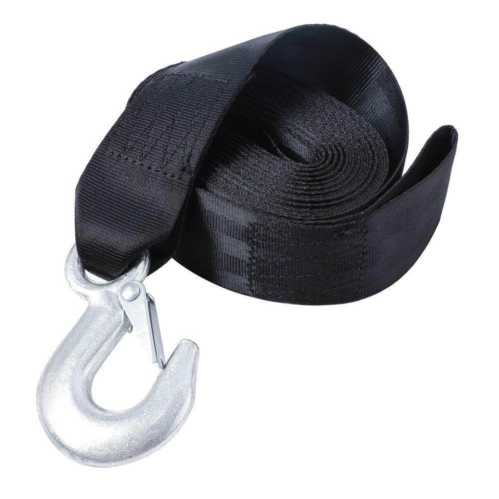 2"x20' Winch Strap 10000lbs Snap Hook Quick For Deluxe Boat Trailer Replacement
