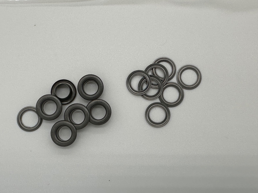 3mm grommets eyelets including setting dies for kick-press machine