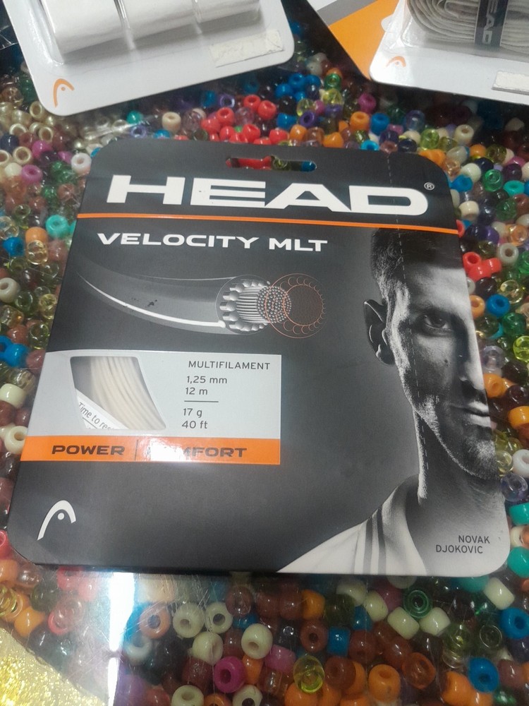 Head Velocity MLT 17g Tennis String Set - Natural