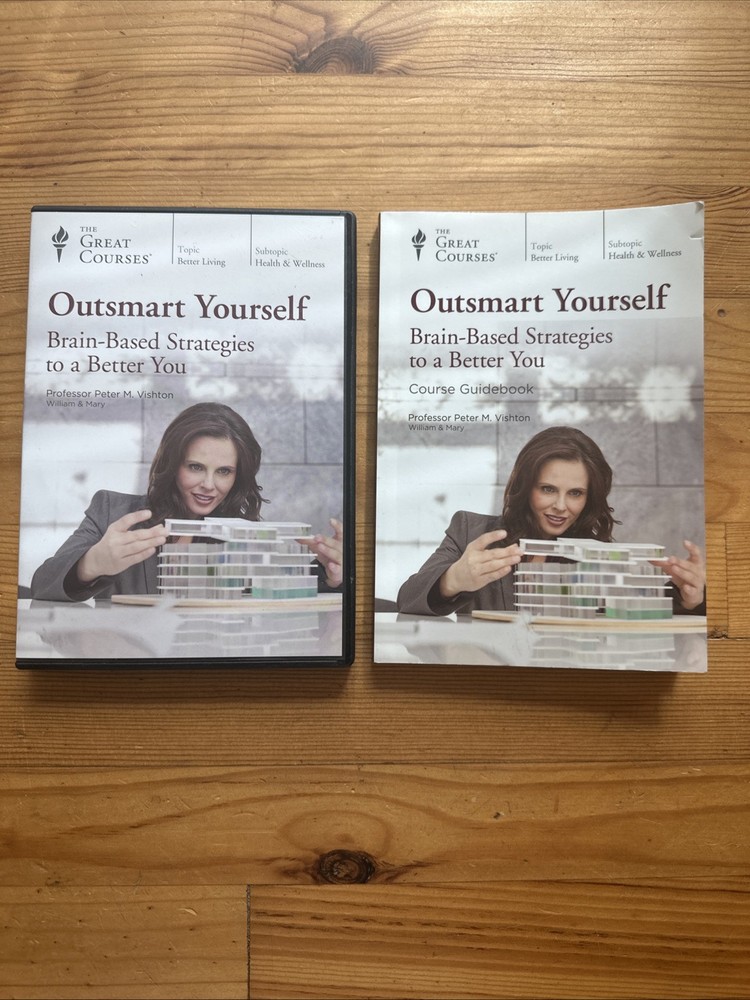 Great Courses 4 DVD Set & Guidebook - Outsmart Yourself