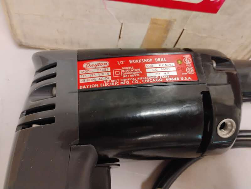 Dayton 2Z483 1/2" Workshop Drill - Used