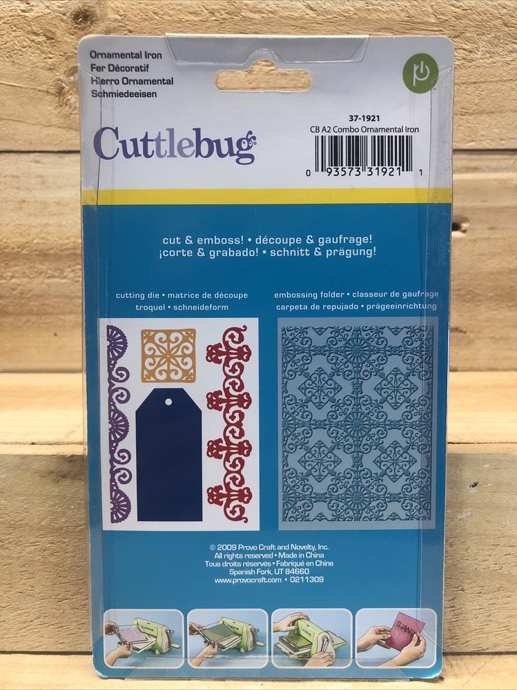 Cuttlebug Cut & Emboss Folders *Ornamental Iron* 37-1921