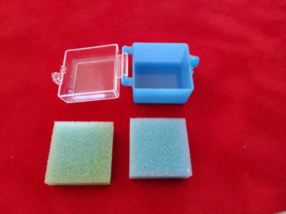 Dental Lab Packaging Plastic Box with Foam  100pc (blue)