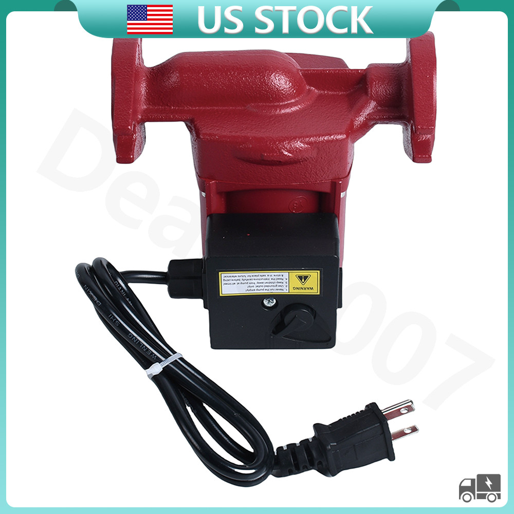 Cast Iron Circulator Pump 115V 1/3 HP Cast Iron For Grundfos 95906630 UPS26-150F