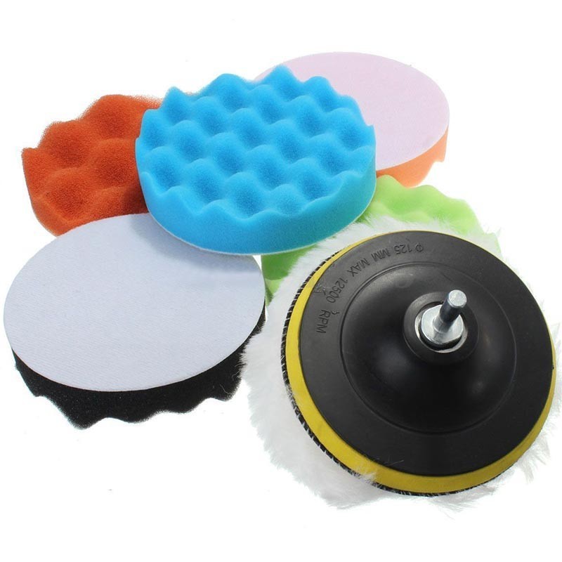 Multi functional Buffing Sponge Polishing Pad Kit 8PCS Set for Car Finishing