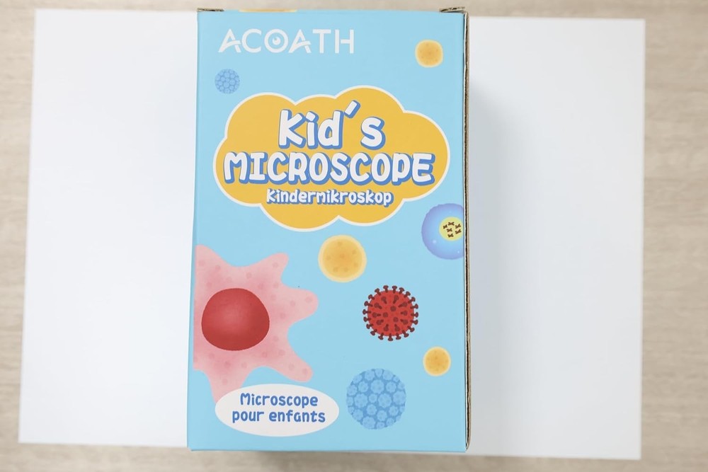 Educational Handheld Microscope with LED Lights - 1000X Magnification for Kids