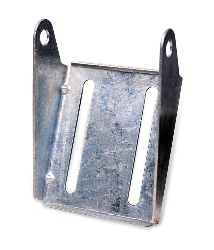 Qty (2) - Tie Down Panel Bracket Galvanized 4" Roller #86150