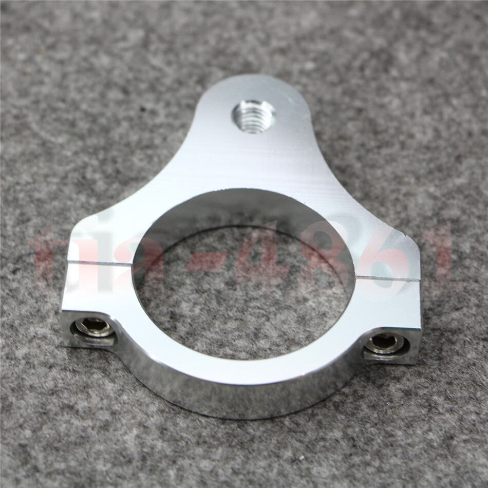 Motorcycle Universal Steering Damper Fork Frame Mounting Clamp Bracket Aluminium
