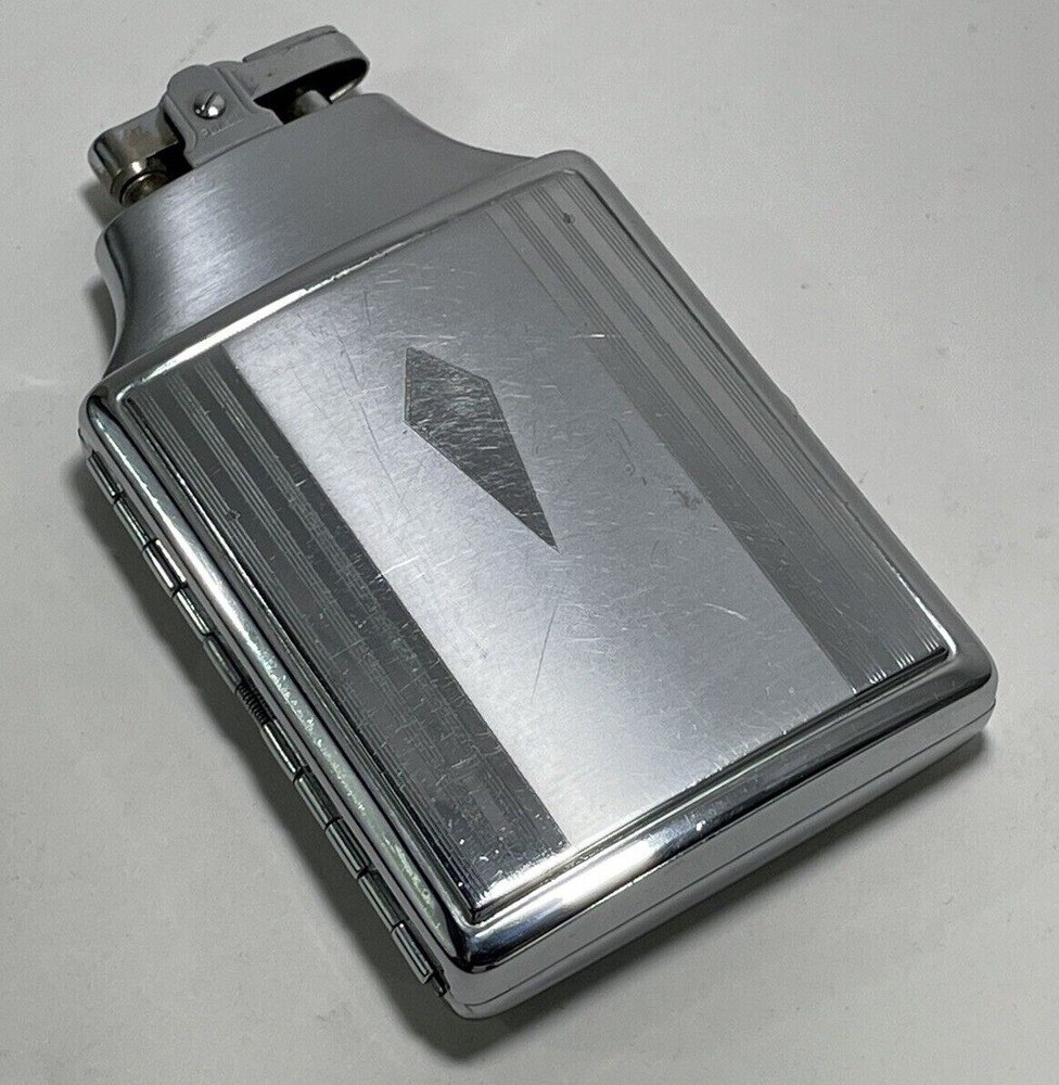 RONSON MASTERCASE CIGARETTE CASE AND LIGHTER - ORIGINAL BOX - CIRCA 1955