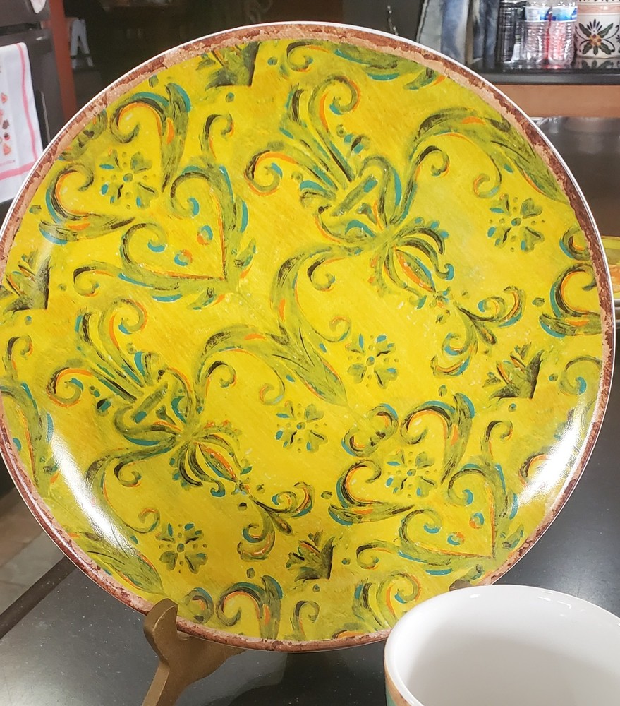 One) Vintage Oneida Ala Mode Collection 4pc Place Setting ~Apples~