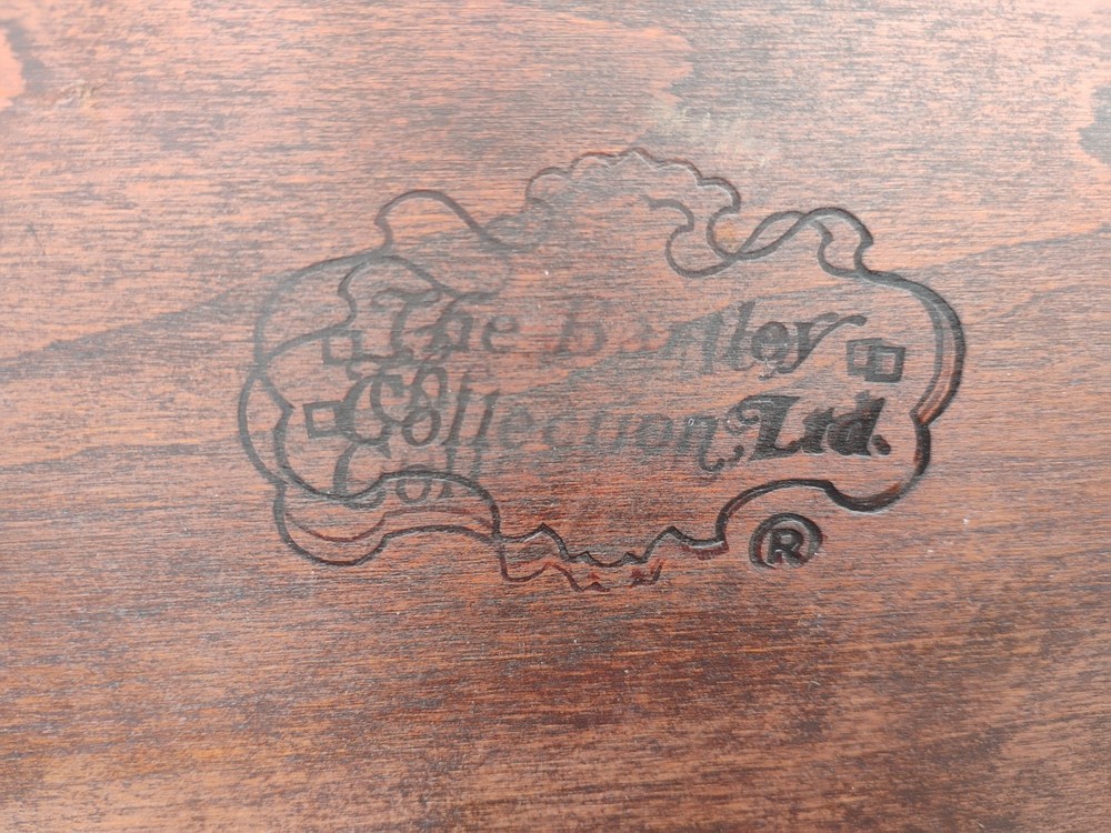 The Bartler Collection Ltd Step Stool with Shell Inlay