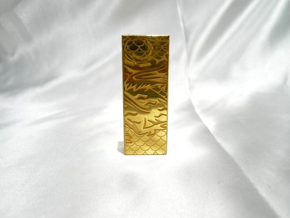 WORKING Dunhill gas Lighter gold without box