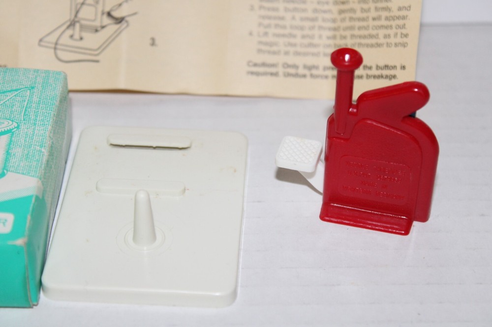 Vintage Witch Automatic Needle Threader with lnstructions Made in Germany - NOS