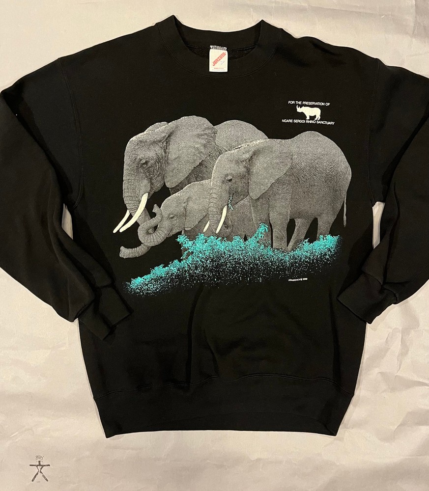 Vintage Elephant Crewneck
