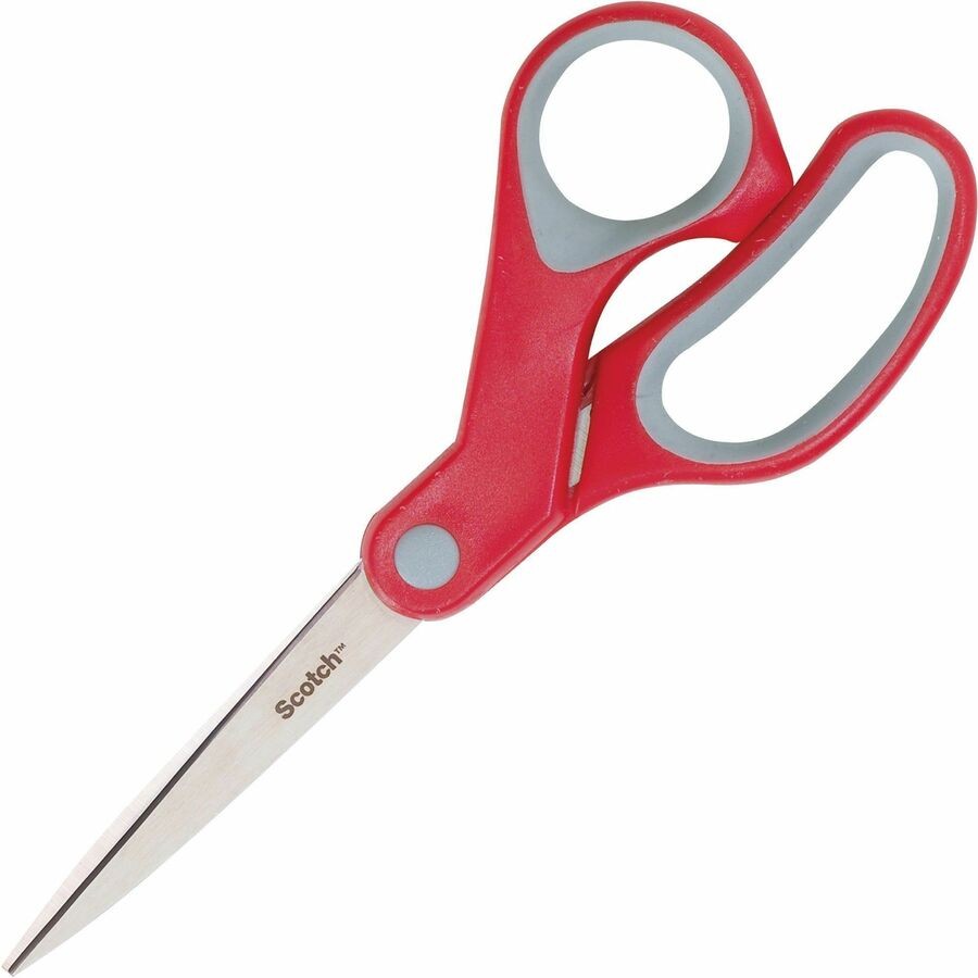 3M MMM1427 Scotch Multi-Purpose Scissors 7" Red/Silver