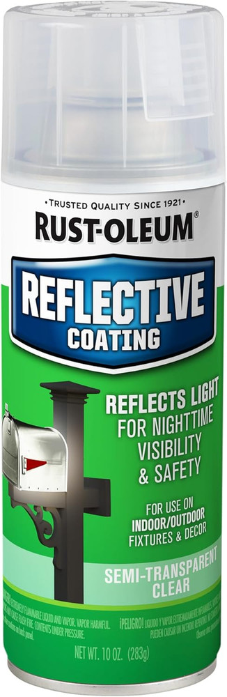 Rust-Oleum 214944 Specialty Reflective Finish Spray, 10 Oz