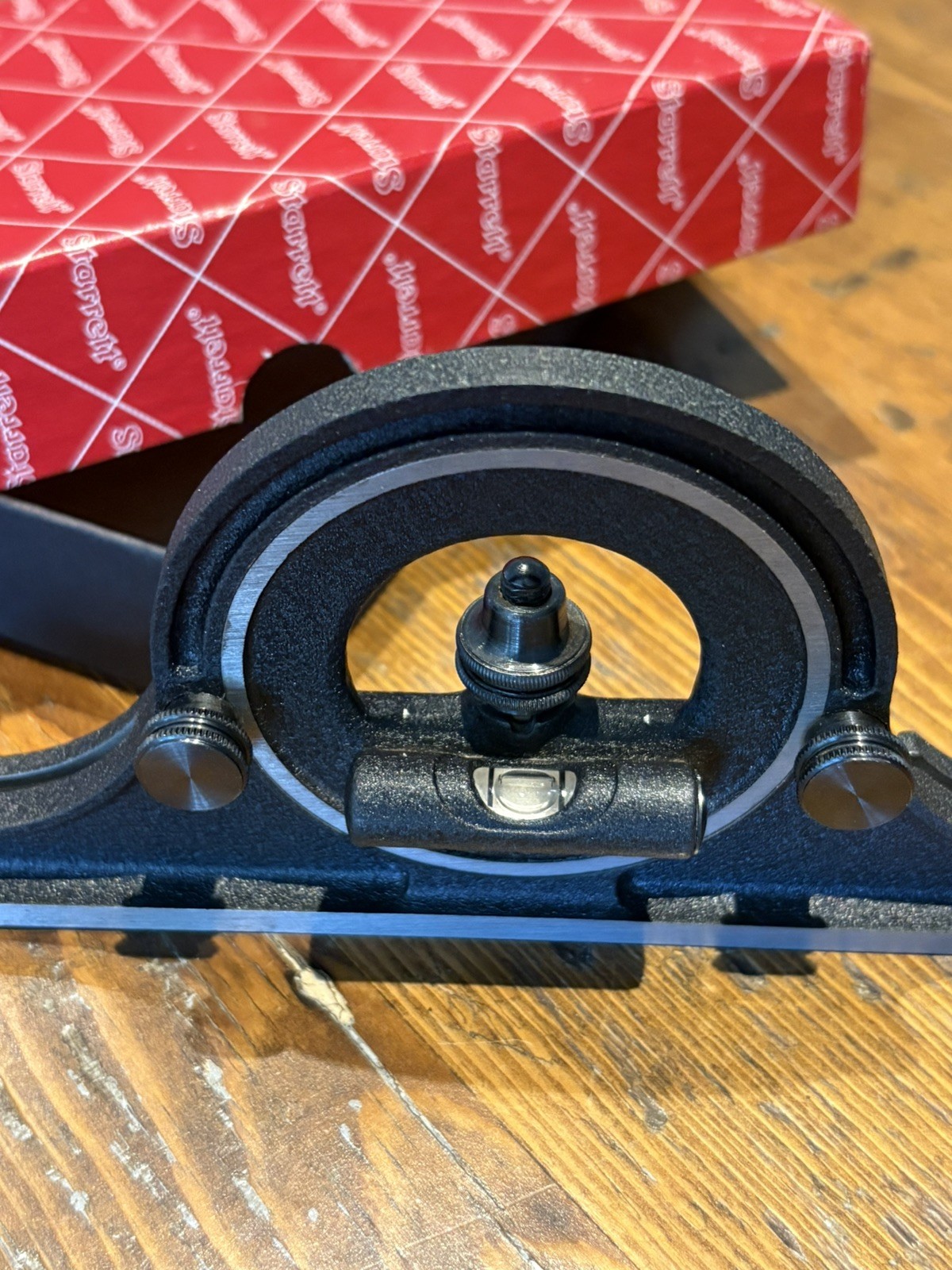 NEW IN BOX Starrett Combination Bevel Protractor Head (PR-1224W)