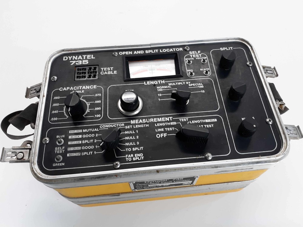 Dynatel MODEL 735 Portable Open/Split Cable Fault Locator