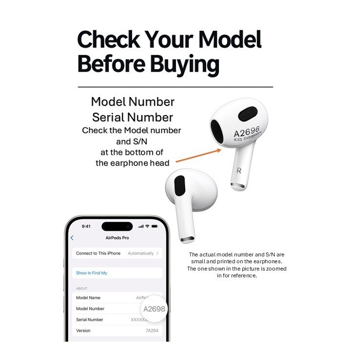 Apple AirPods Pro (1st Gen)A2084 Left Earbud Replacement - Bluetooth Earphone